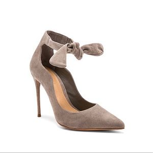 Schutz Taupe Pointy Toe Heel